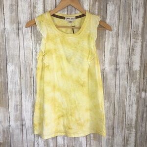 NWT Knox Rose Yellow Dye Sleeveless Blouse
